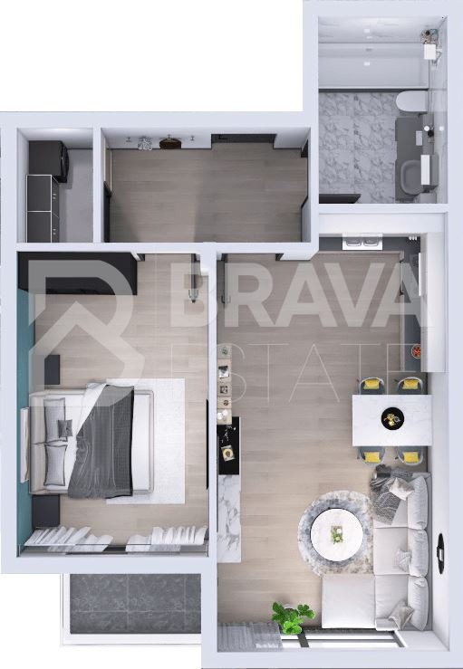 На продаж  1 спальня Пловдив , Остромила , 73 кв.м | 81486617 - зображення [10]