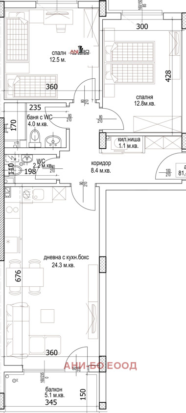 Продава 3-СТАЕН, гр. Варна, Кайсиева градина, снимка 5 - Апартаменти - 52289473