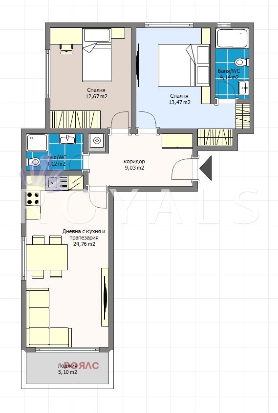 Продава 3-СТАЕН, гр. Варна, Възраждане 3, снимка 3 - Апартаменти - 53110968