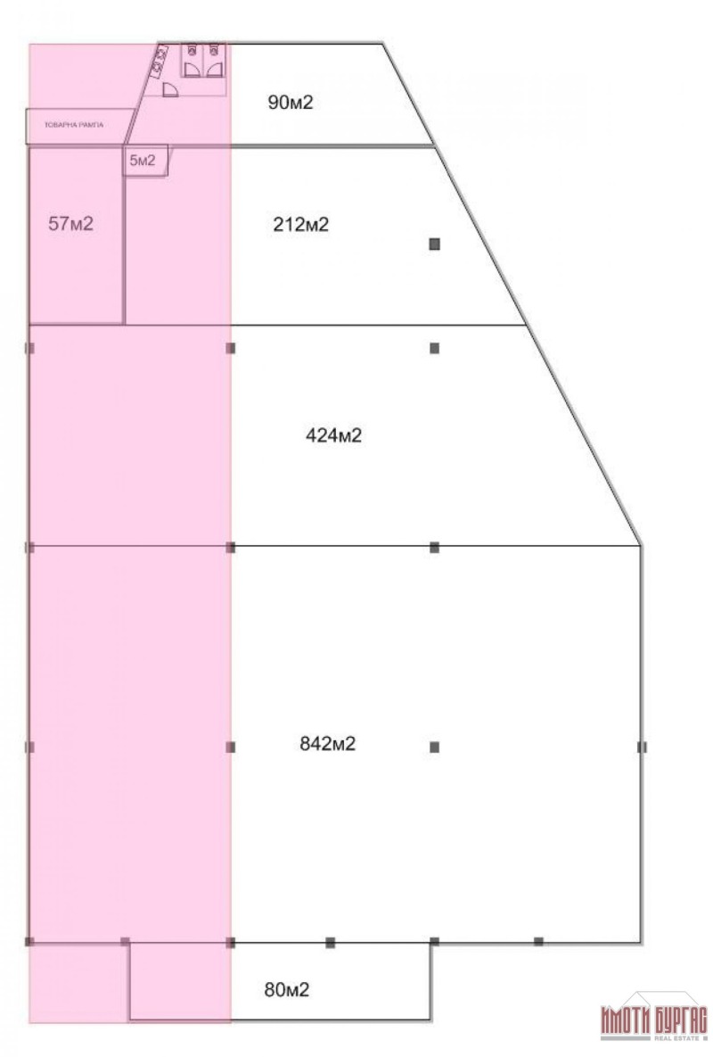 Satılık  Endüstriyel bina Burgas , Promişlena zona - Yug , 1756 metrekare | 91827216 - görüntü [10]