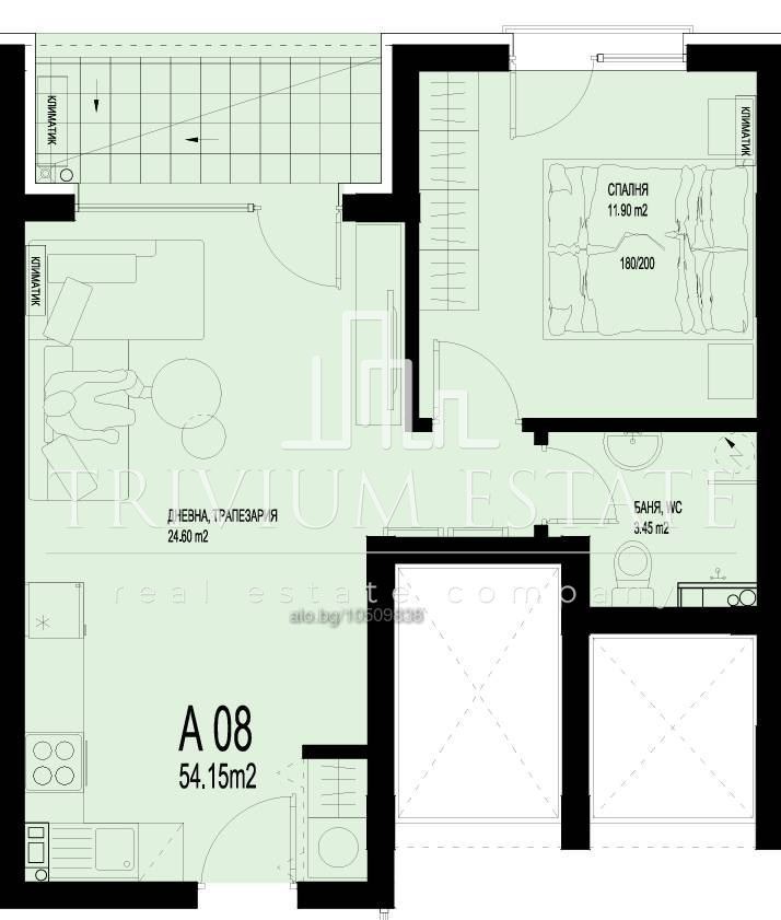 Продава 2-СТАЕН, гр. Пловдив, Христо Смирненски, снимка 2 - Апартаменти - 53117668