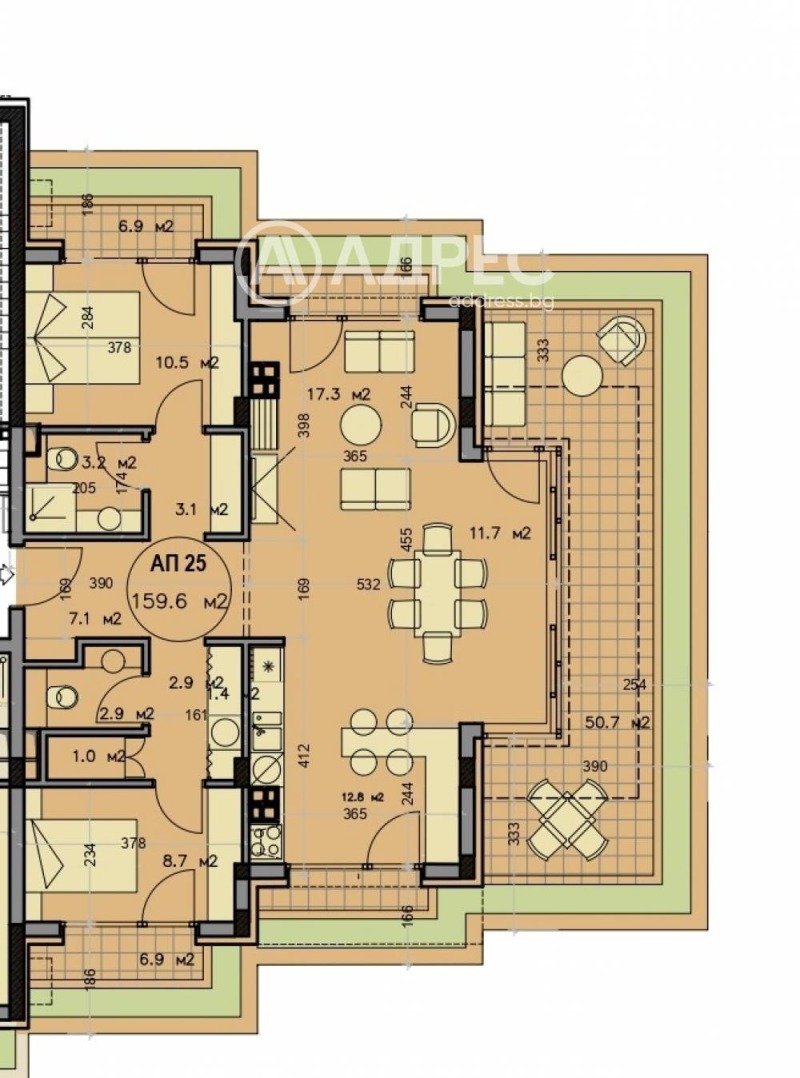 Продава 3-СТАЕН, гр. София, Горна баня, снимка 3 - Апартаменти - 53393015