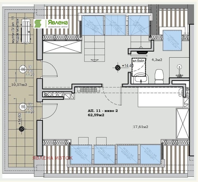 Продава 4-СТАЕН, гр. София, Хаджи Димитър, снимка 6 - Апартаменти - 53228390