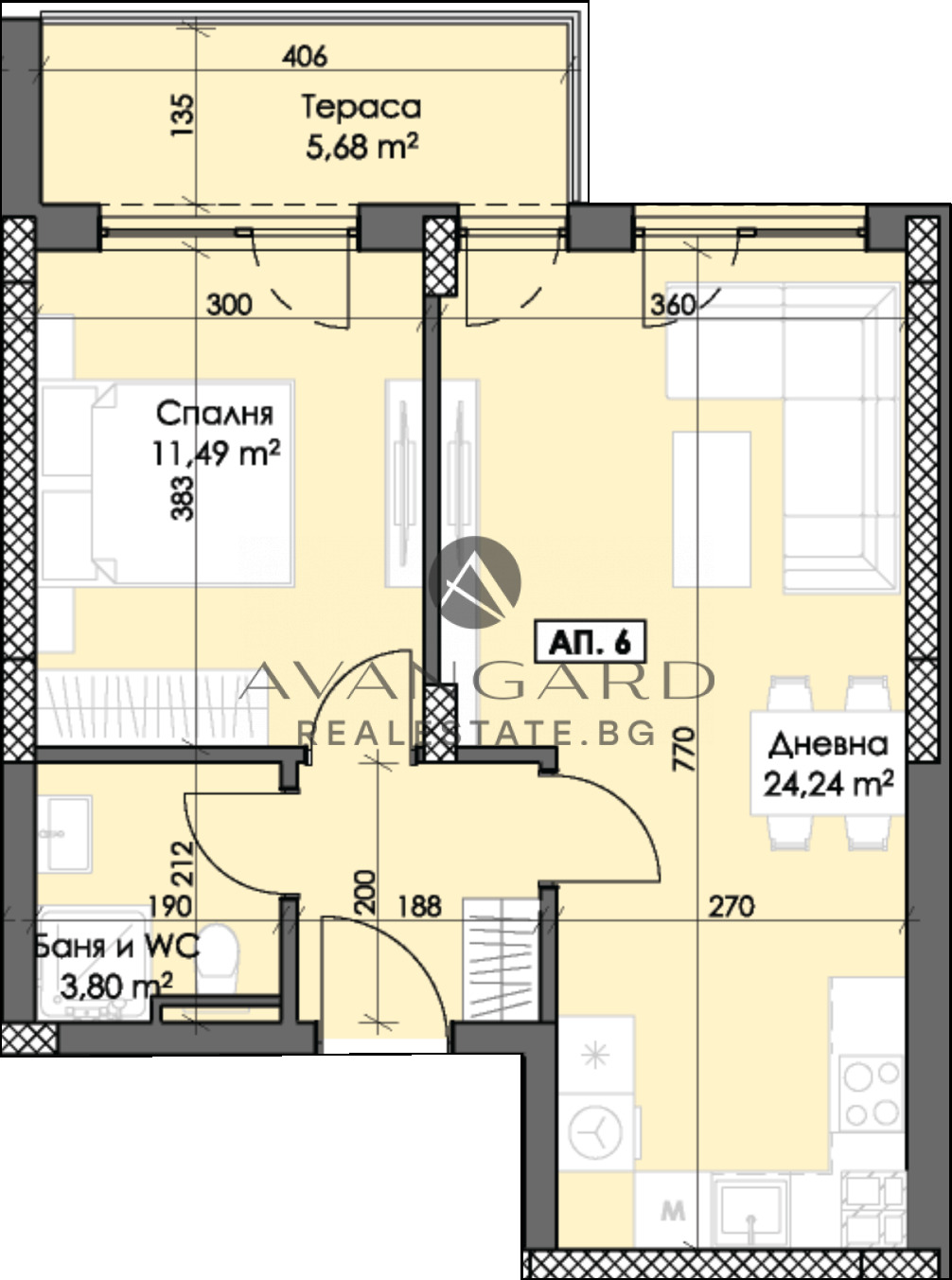 Продава 2-СТАЕН, гр. Пловдив, Тракия, снимка 2 - Апартаменти - 51907749