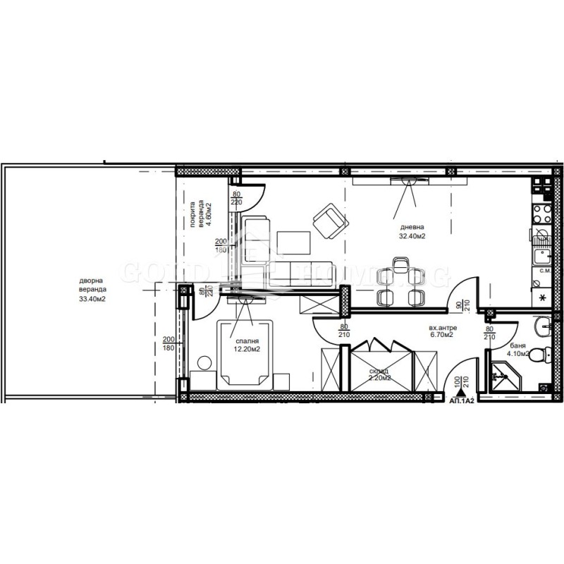 Na sprzedaż  1 sypialnia Plowdiw , Ostromila , 92 mkw | 80178468 - obraz [8]