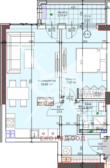 Продава 2-СТАЕН, гр. Пловдив, Тракия, снимка 1 - Aпартаменти - 48607191