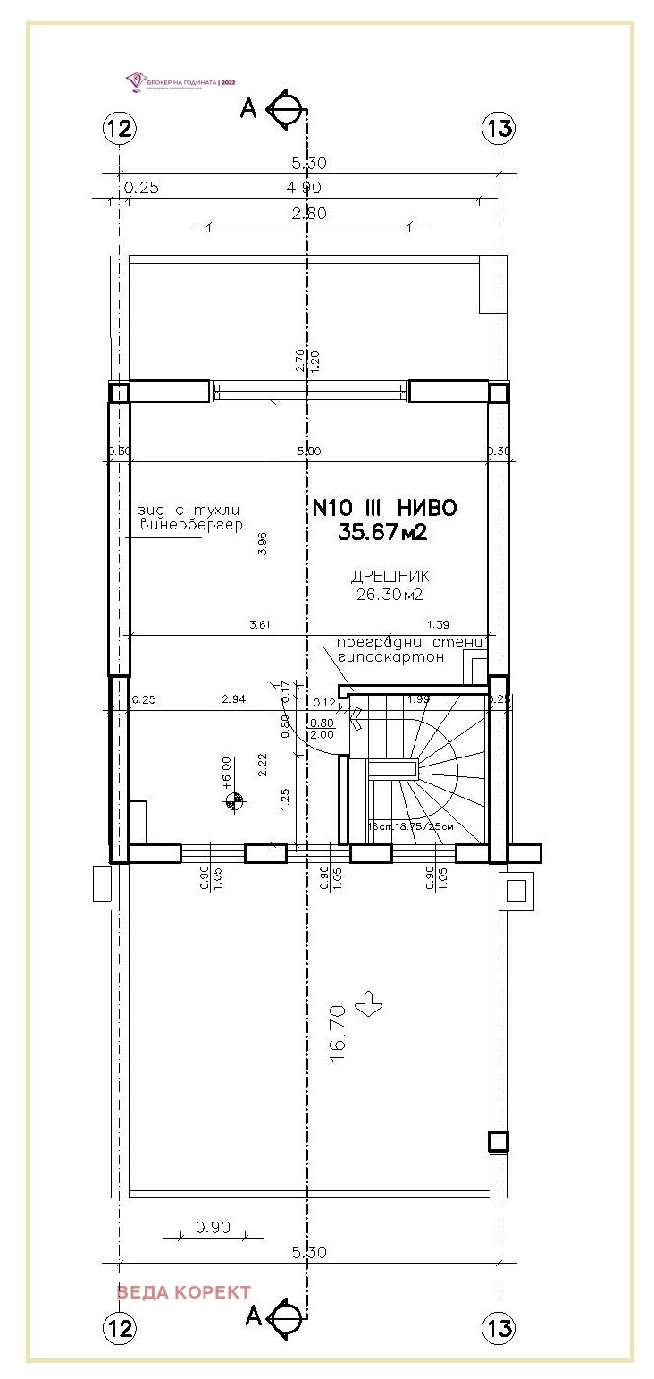 Продава КЪЩА, гр. София, Бояна, снимка 14 - Къщи - 48678956