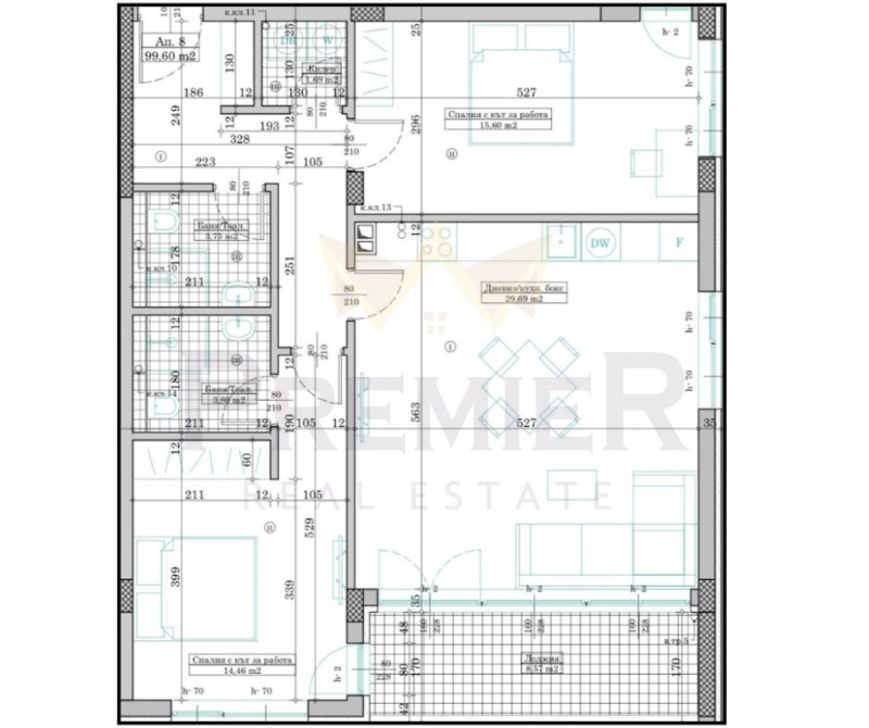Продава 3-СТАЕН, гр. Варна, Кайсиева градина, снимка 9 - Апартаменти - 53314199