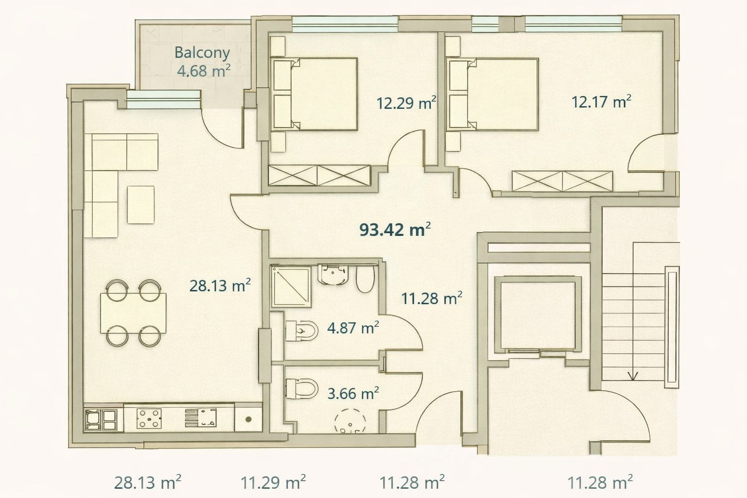 Продава 3-СТАЕН, гр. София, Зона Б-19