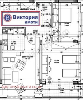 Продава 3-стаен град Велико Търново Картала - [1] 