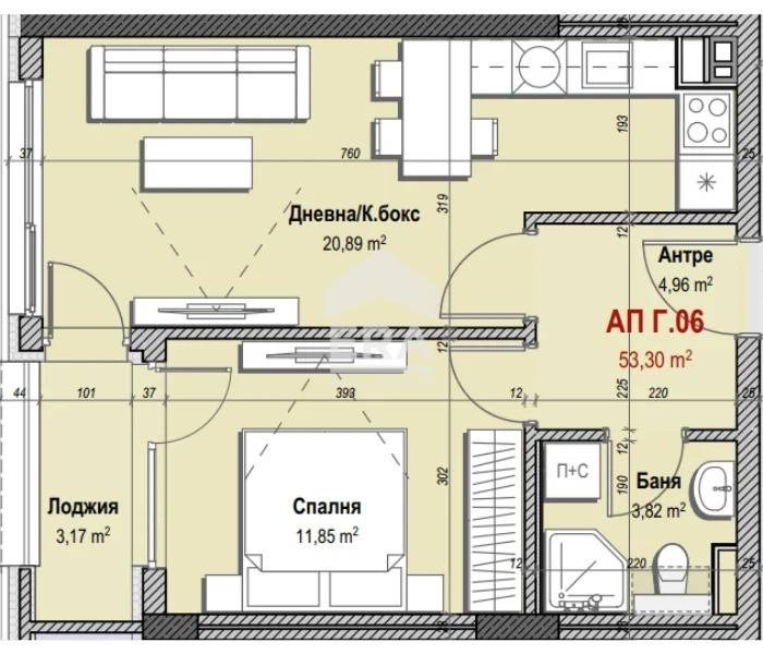 En venta  1 dormitorio Sofia , Mladost 3 , 71 metros cuadrados | 37584013 - imagen [3]