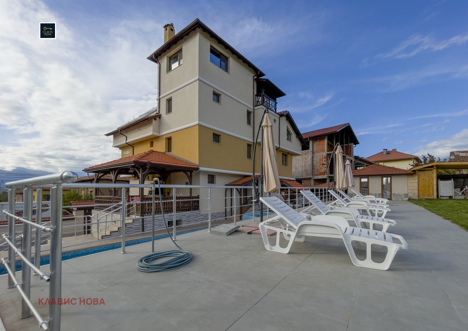 Продава ХОТЕЛ, с. Марчево, област Благоевград, снимка 2 - Хотели - 53804960