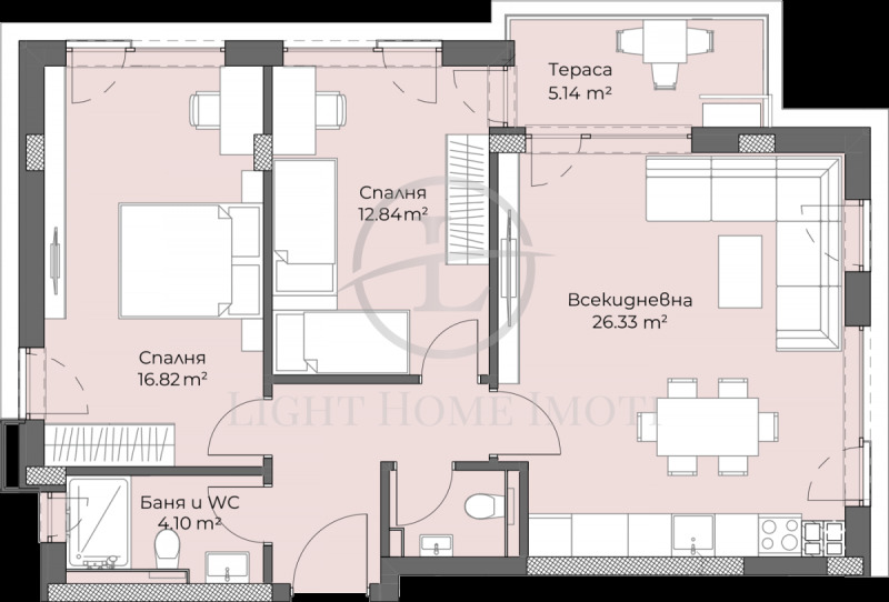 Продава 3-СТАЕН, гр. Пловдив, Христо Смирненски, снимка 3 - Aпартаменти - 48114191