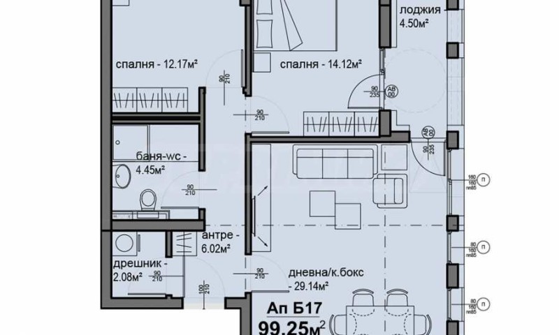 Продава 3-СТАЕН, гр. София, Люлин 5, снимка 2 - Aпартаменти - 49452857