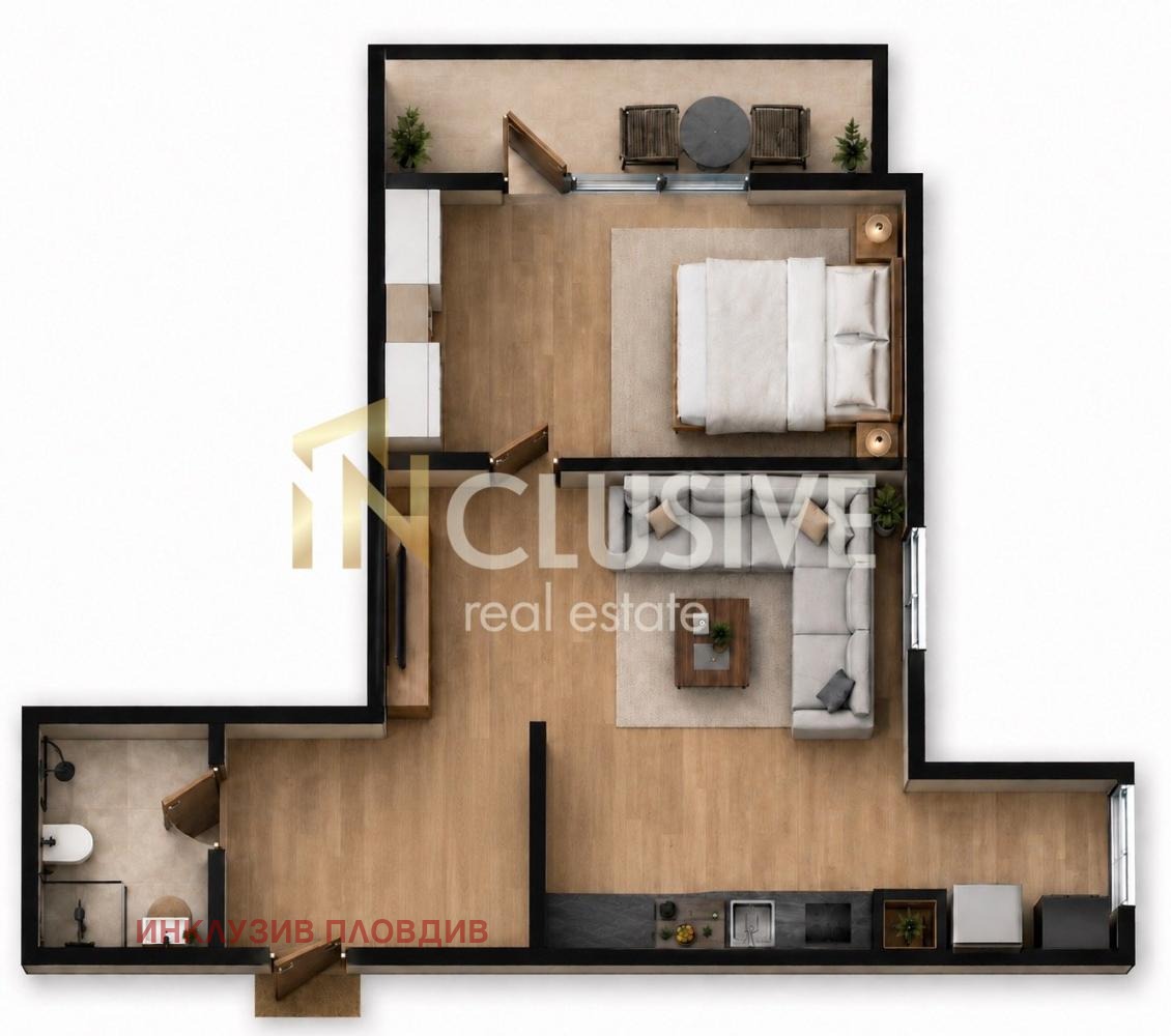 Продава 2-СТАЕН, гр. Пловдив, Христо Смирненски, снимка 9 - Апартаменти - 54465313