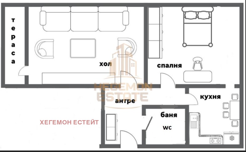 Продава 3-СТАЕН в град Варна, Левски 2 - 68 кв.м / 161 000 € » 314 888.63 лв., ХЕГЕМОН ЕСТЕЙТ