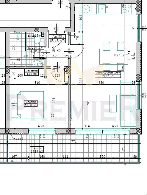 Продаја  1 спаваћа соба Варна , Владислав Варненчик 2 , 80 м2 | 73088005 - слика [5]