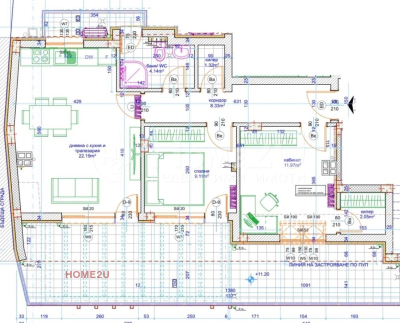 Продава 3-СТАЕН, гр. Варна, Колхозен пазар, снимка 6 - Aпартаменти - 49281935