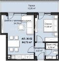 Продава  2-стаен град Пловдив , Христо Смирненски , 73 кв.м | 26102442 - изображение [14]