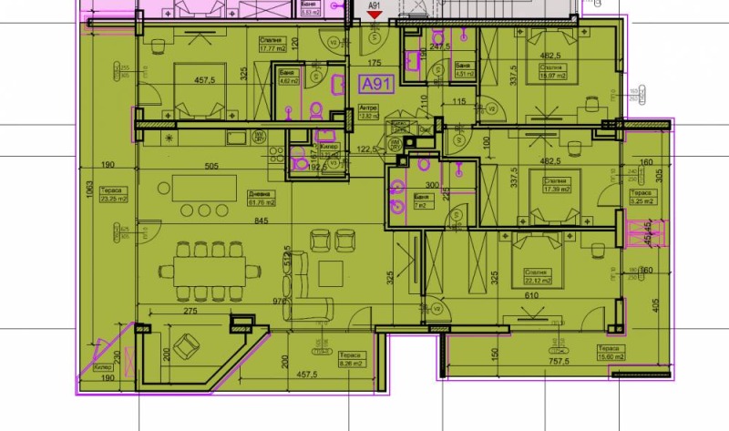 Satılık  3+ yatak odası Sofia , Krastova vada , 272 metrekare | 41846763 - görüntü [4]