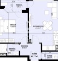 Продава  2-стаен град Бургас , Хоризонт , 68 кв.м | 67957030 - изображение [2]