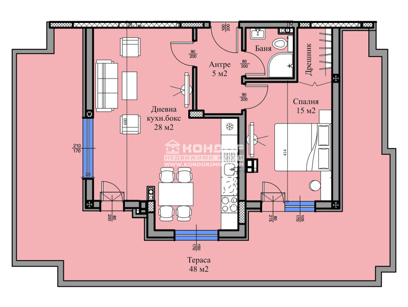 In vendita  1 camera da letto Plovdiv , Tsentar , 122 mq | 68800973 - Immagine [6]