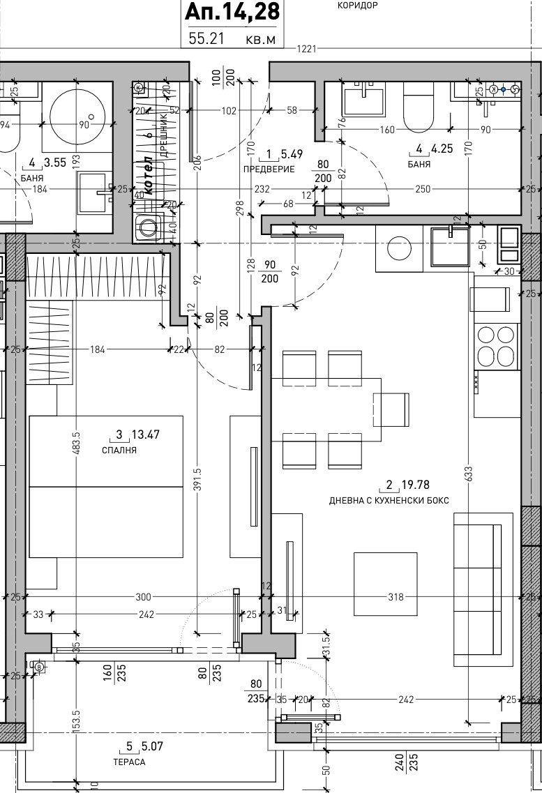 En venta  1 dormitorio Sofia , Malinova dolina , 65 metros cuadrados | 90691051 - imagen [2]