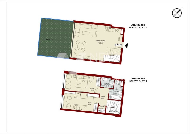 Продава  Мезонет град София , Център , 149 кв.м | 61629914 - изображение [5]