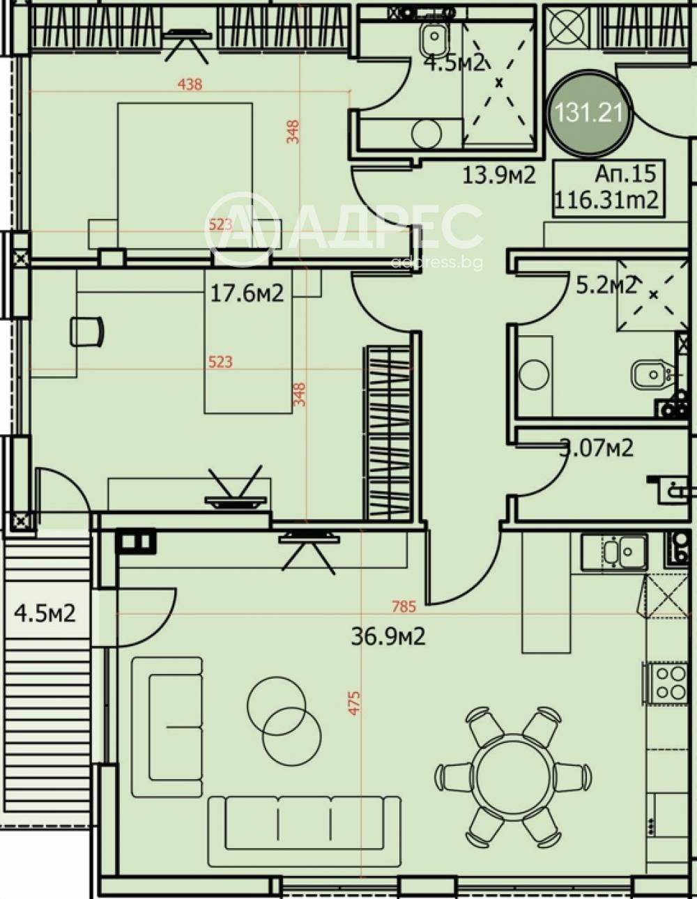 Продава 3-СТАЕН, гр. София, Драгалевци, снимка 2 - Апартаменти - 56564343
