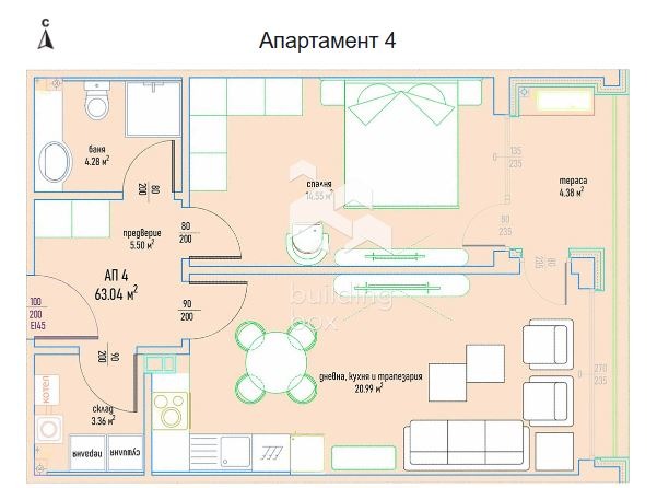 À vendre  1 chambre Sofia , Malinova dolina , 75 m² | 36349041 - image [3]