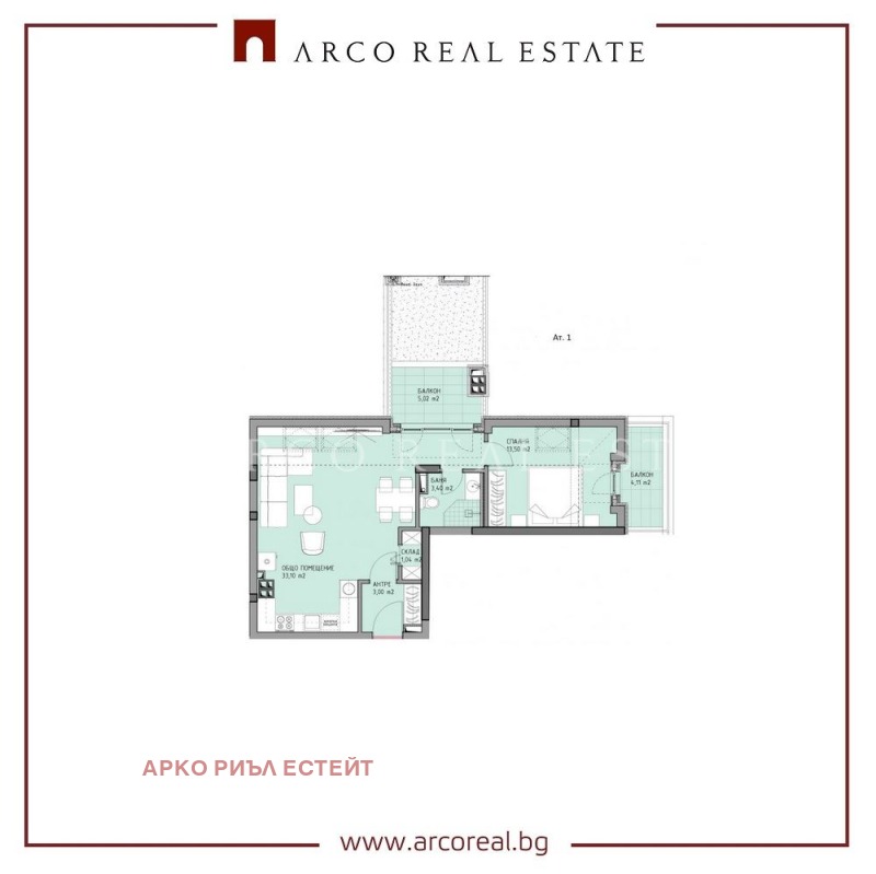 Продава  2-стаен град София , Модерно предградие , 96 кв.м | 20347700 - изображение [2]