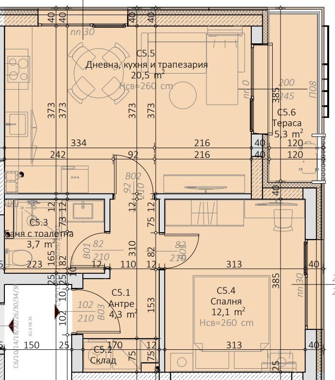 Продава 2-СТАЕН, гр. Пловдив, Каменица 2, снимка 3 - Апартаменти - 54288563