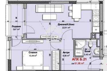 Myytävänä  1 makuuhuone Sofia , Mladost 3 , 81 neliömetriä | 48430086 - kuva [6]