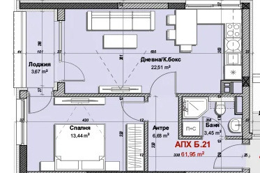 En venta  1 dormitorio Sofia , Mladost 3 , 81 metros cuadrados | 48430086 - imagen [3]