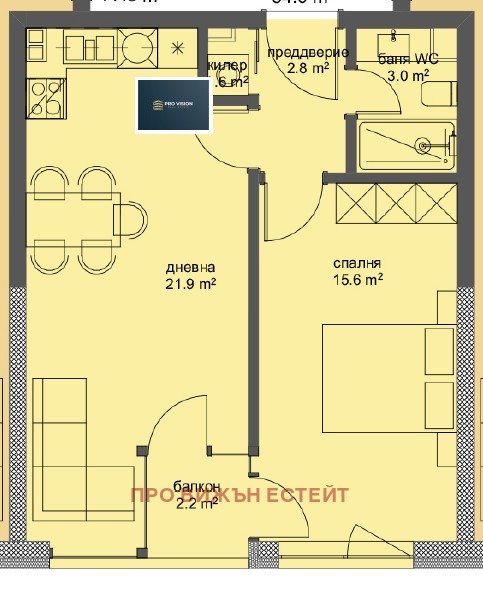 Продава 2-СТАЕН, гр. Варна, Трошево, снимка 2 - Апартаменти - 52359981