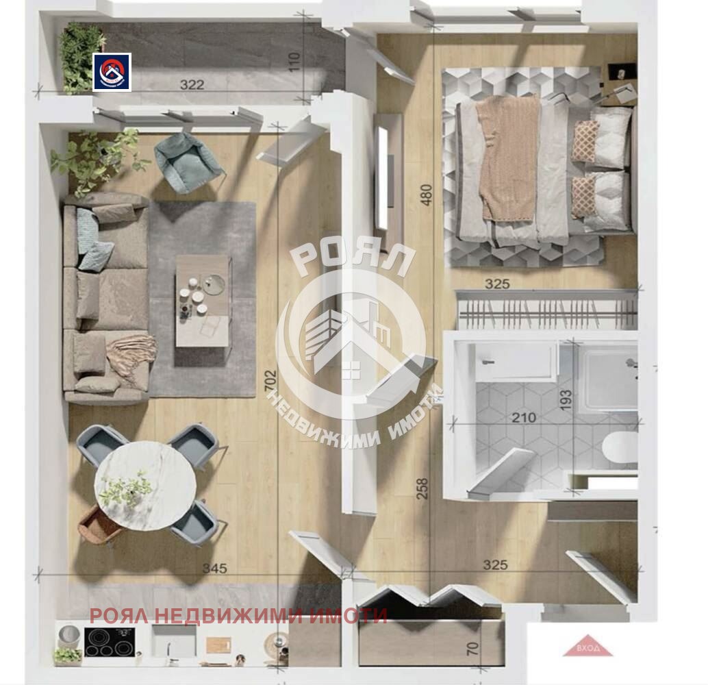 Продава 2-СТАЕН, гр. Пловдив, Тракия, снимка 9 - Апартаменти - 55214384