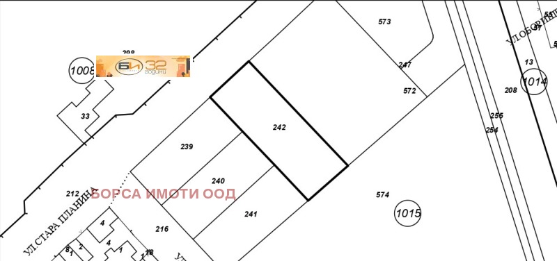 Продава ПАРЦЕЛ в град Враца, Център - 701 кв.м / 154 220 € » 301 628.10 лв., БОРСА ИМОТИ ООД