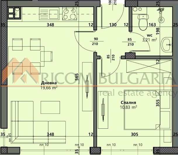 Продава 2-СТАЕН, гр. Варна, Виница, снимка 2 - Aпартаменти - 48403634