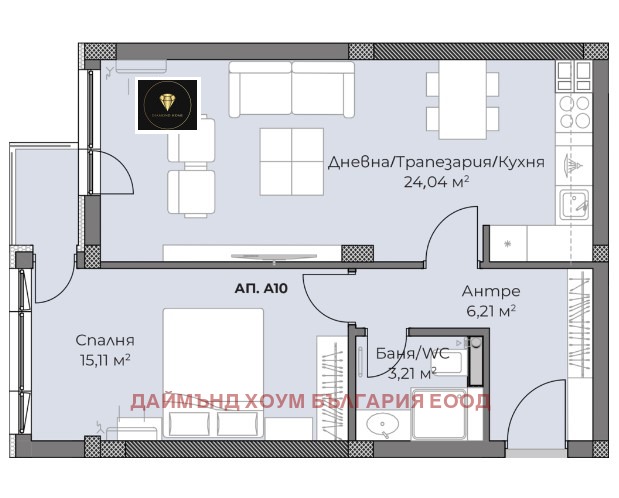 Продава 2-СТАЕН, гр. Пловдив, Христо Смирненски, снимка 2 - Aпартаменти - 48811001