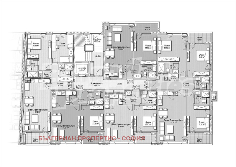 À venda  2 quartos Sofia , Krastova vada , 100 m² | 15342210 - imagem [17]