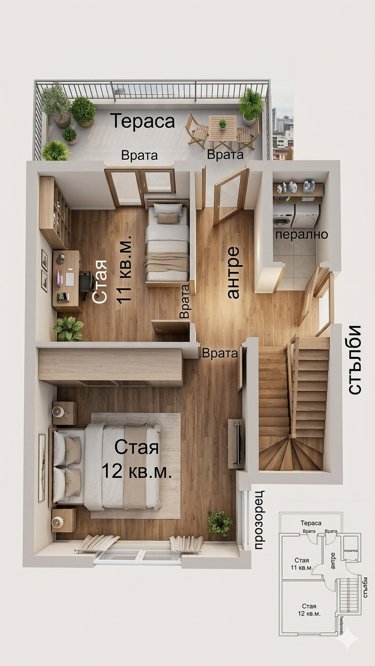 Продава КЪЩА, с. Дреново, област София област, снимка 4 - Къщи - 54628524