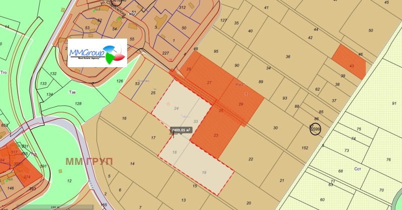 Продава ПАРЦЕЛ в град София, с. Войнеговци - 7438 кв.м / 849 000 € » 1 660 499.67 лв., ММ ГРУП