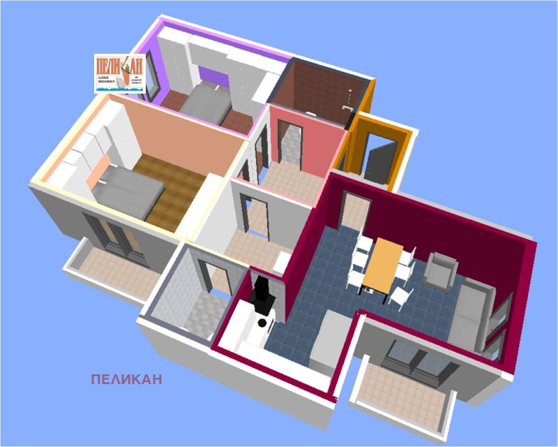 À vendre  2 chambres région Veliko Tarnovo , Gorna Oryahovitsa , 99 m² | 44582144 - image [2]