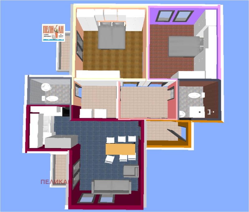 À vendre  2 chambres région Veliko Tarnovo , Gorna Oryahovitsa , 99 m² | 44582144 - image [3]