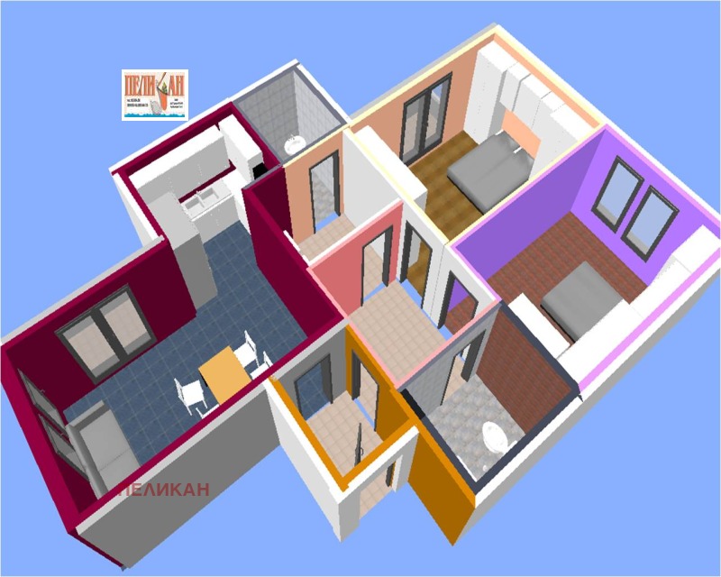 À vendre  2 chambres région Veliko Tarnovo , Gorna Oryahovitsa , 99 m² | 44582144
