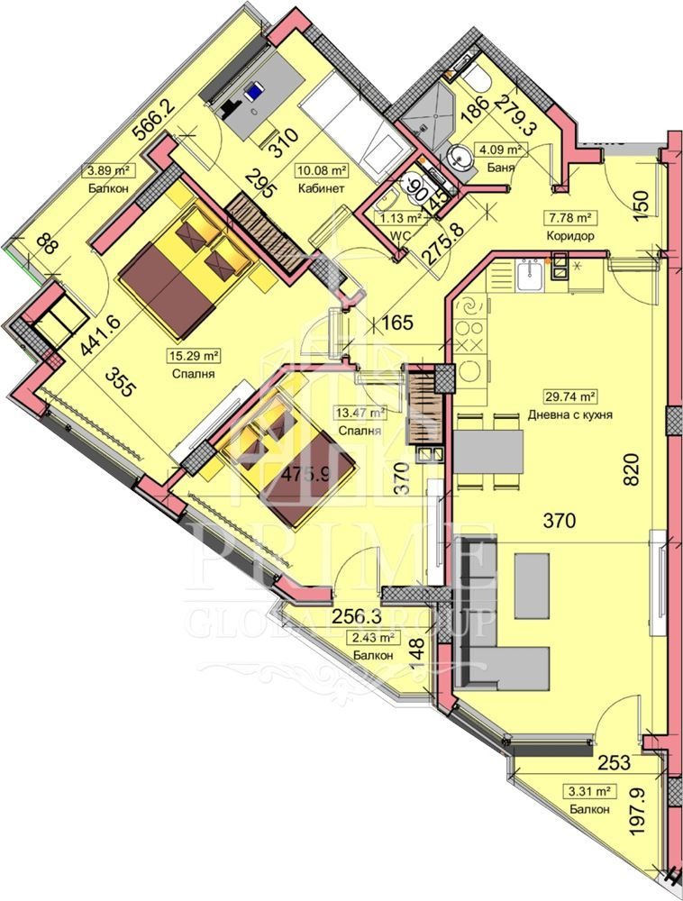 Продава 4-СТАЕН, гр. Варна, Бриз, снимка 4 - Апартаменти - 54453268
