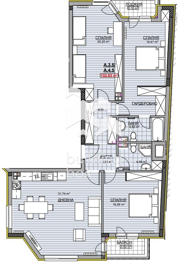 À venda  Mais de 3 quartos Sofia , Krasno selo , 160 m² | 72864328 - imagem [2]