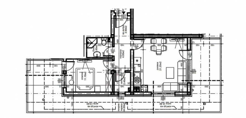 Продава 2-СТАЕН, гр. Пловдив, Беломорски, снимка 5 - Апартаменти - 53161578