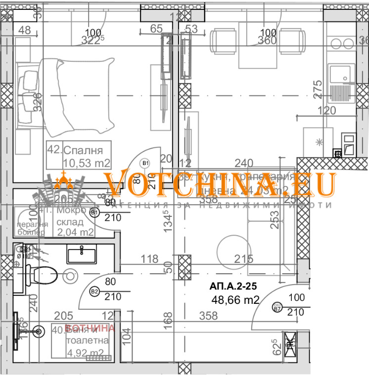 Продава 2-СТАЕН, гр. Варна, м-т Манастирски рид, снимка 6 - Апартаменти - 53228094