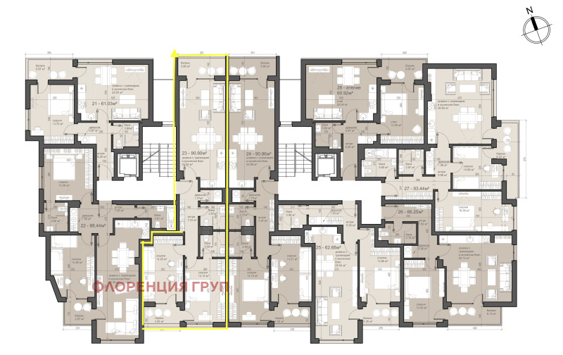 Satılık  2 yatak odası Sofia , Lyulin 6 , 100 metrekare | 72614226